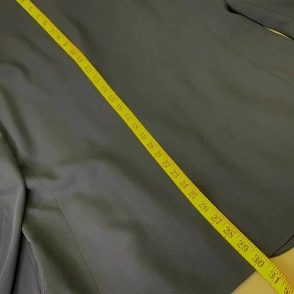 Talbots 100% Wool Suit Jacket 3 Buttons Lightweight Men Size 40S Black Italy - Picture 15 of 16